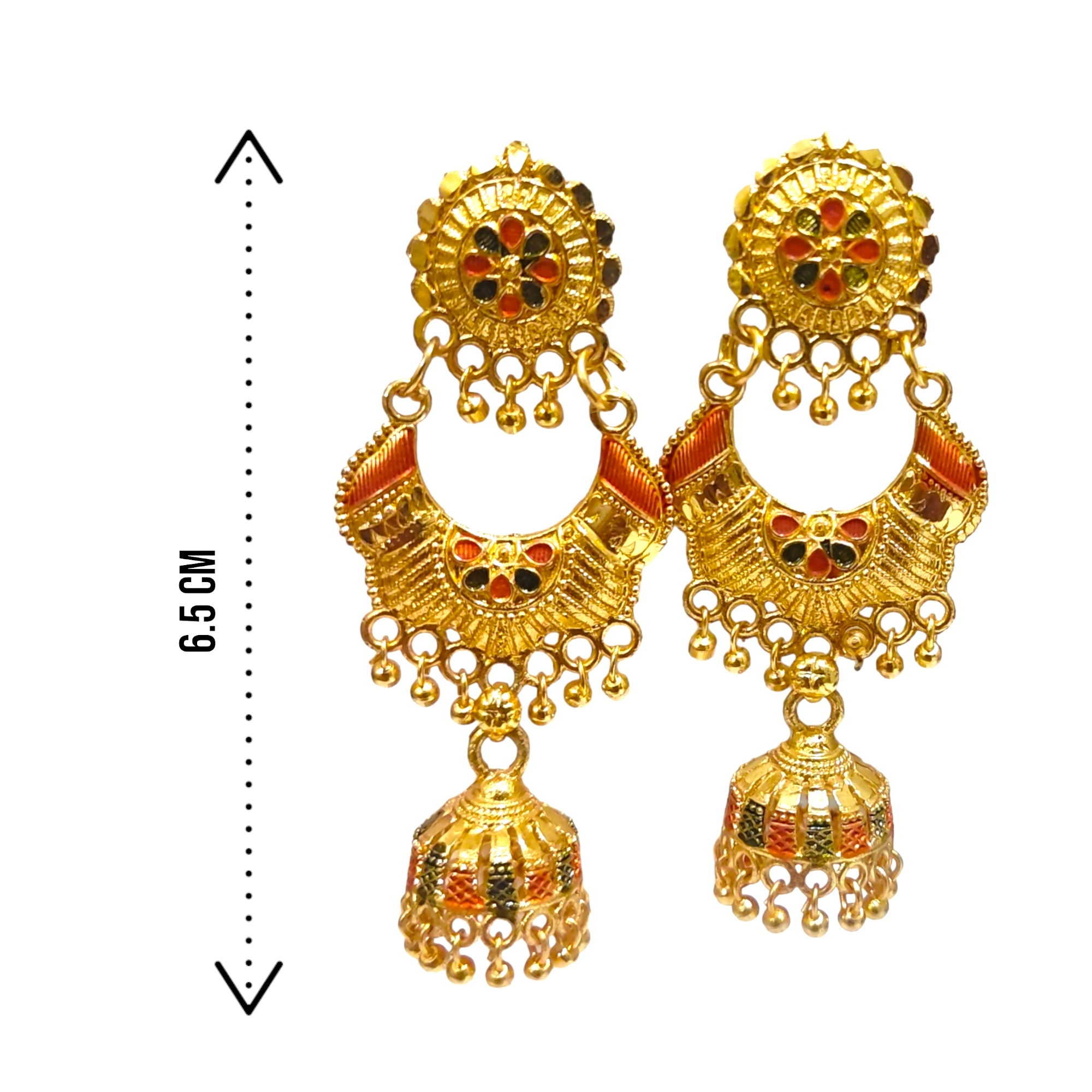 JRG Gold Plated Jhumka (1)